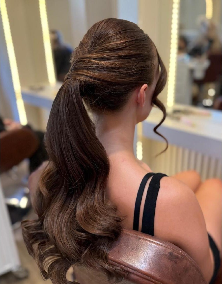 Occasion hair styling