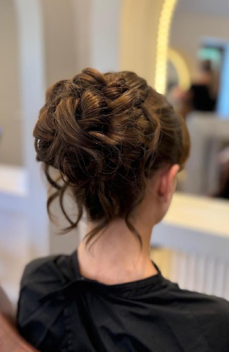 Prom upstyle with curls