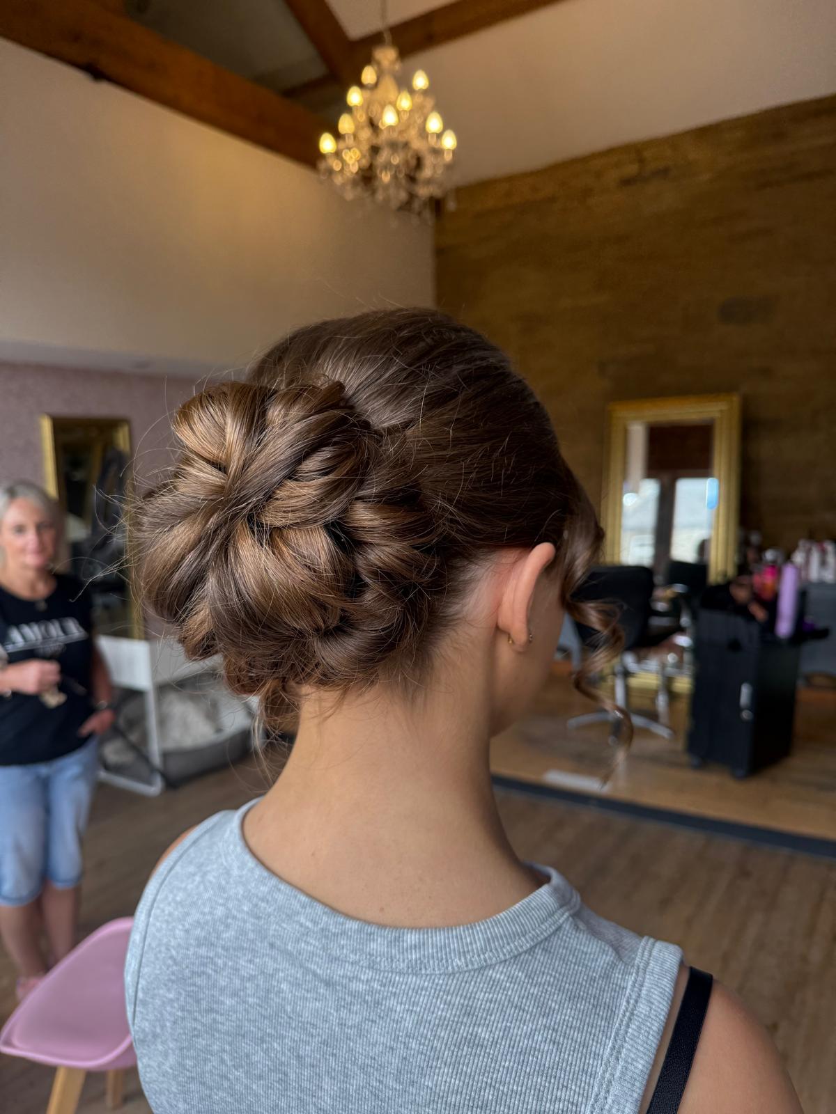 Wedding hair by Courtney Aimee